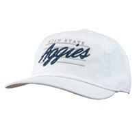 Utah State Aggies Corded Snapback Cap white